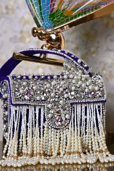 Pearl Bead Doli Clutch - RajsiPoshak