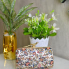 Party Clutch Purse with Rainbow Embroidery - RajsiPoshak