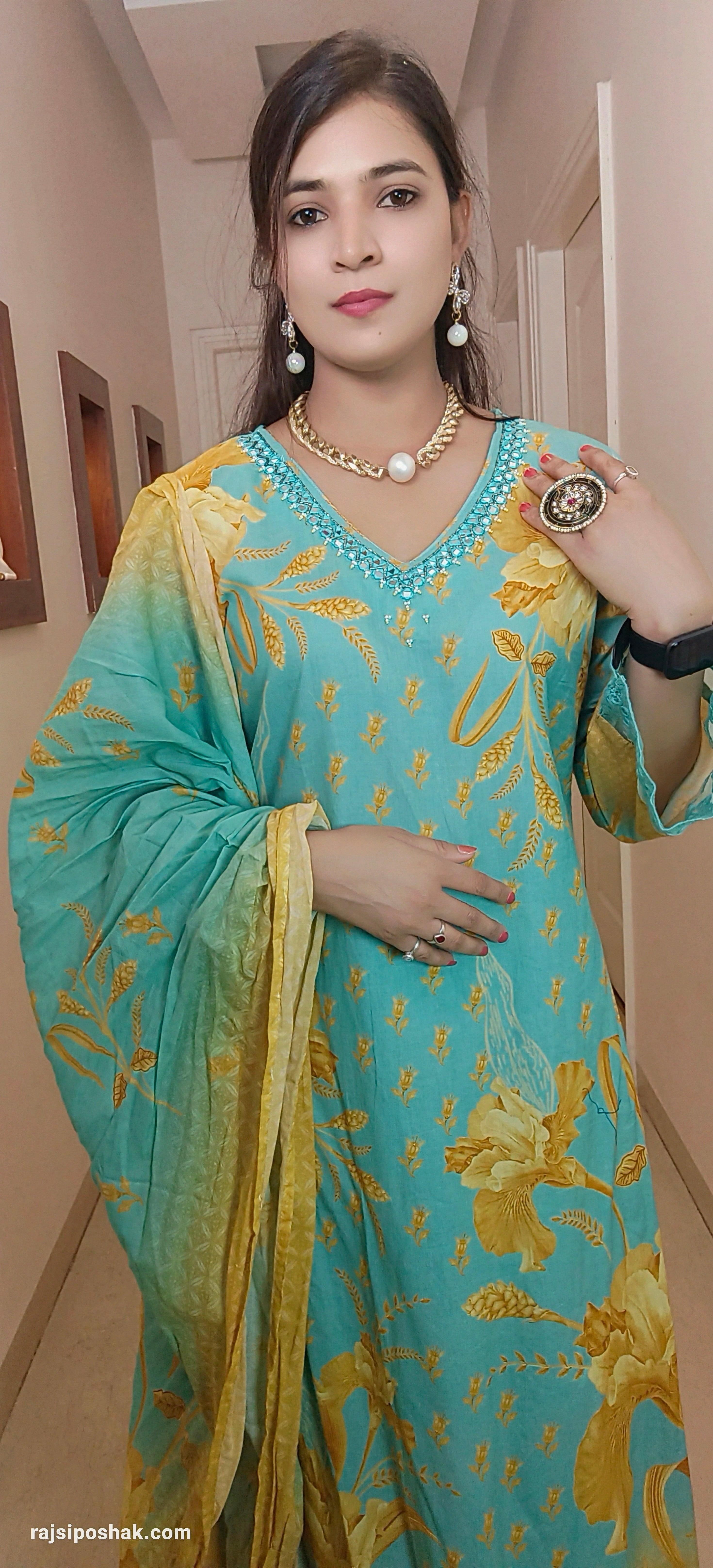 FEROZI DIGITAL PRINT COTTON SUIT - RajsiPoshak
