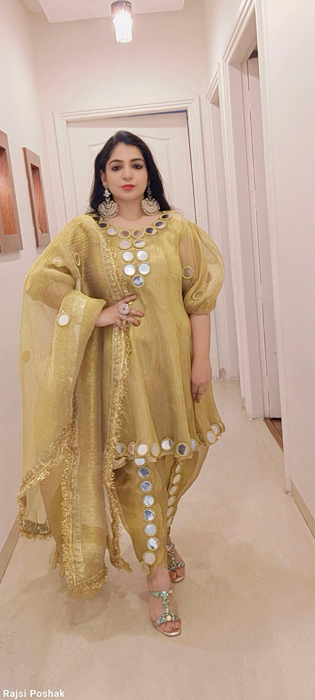 party wear tulip suit - RajsiPoshak