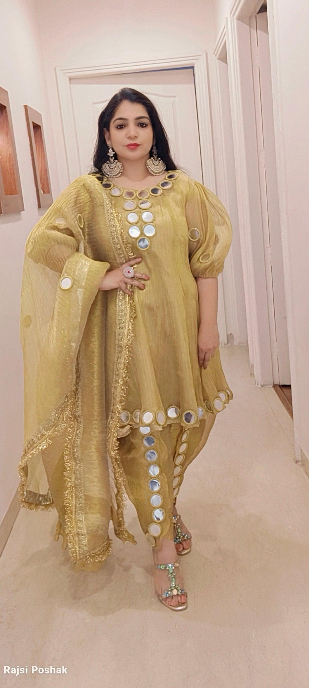 party wear tulip suit - RajsiPoshak