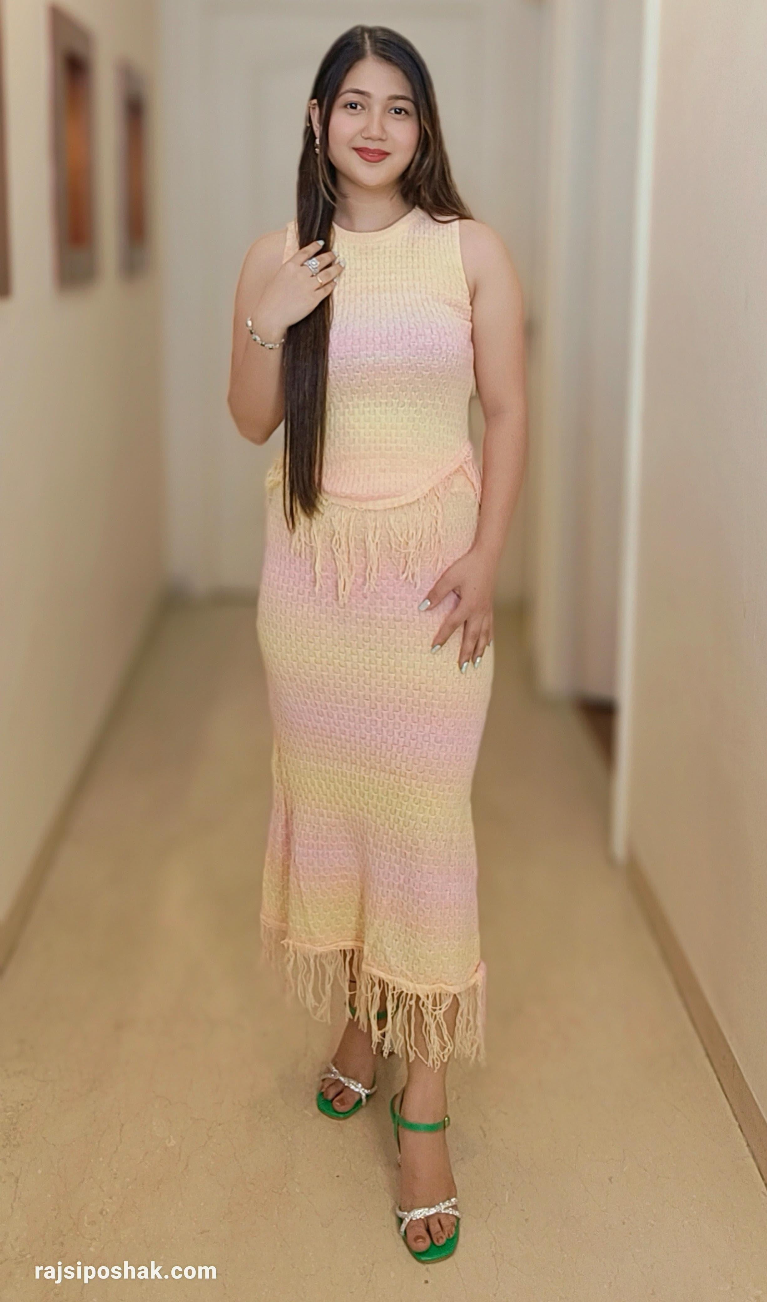 2 PC DRESS WITH SKIRT - RajsiPoshak