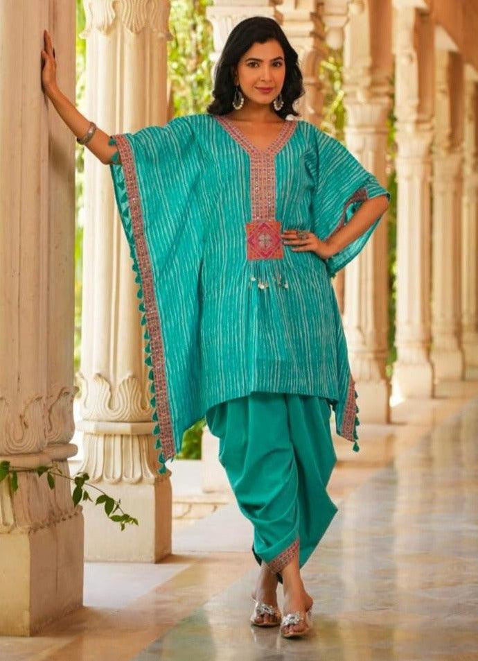 FEROZI KAFTAN WITH DHOTI PANT - RajsiPoshak