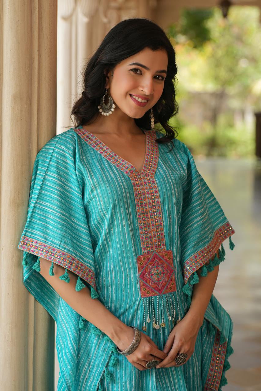FEROZI KAFTAN WITH DHOTI PANT - RajsiPoshak