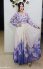PURPLE/WHITE