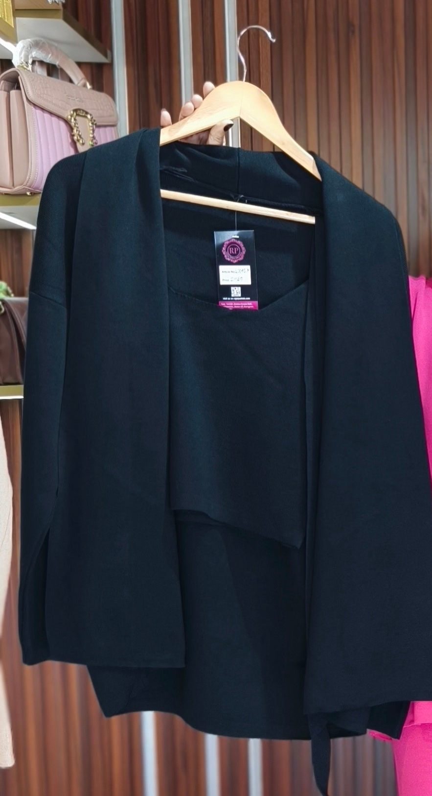 STYLISH 3 PCS WINTER WEAR COORDSET WITH BELT