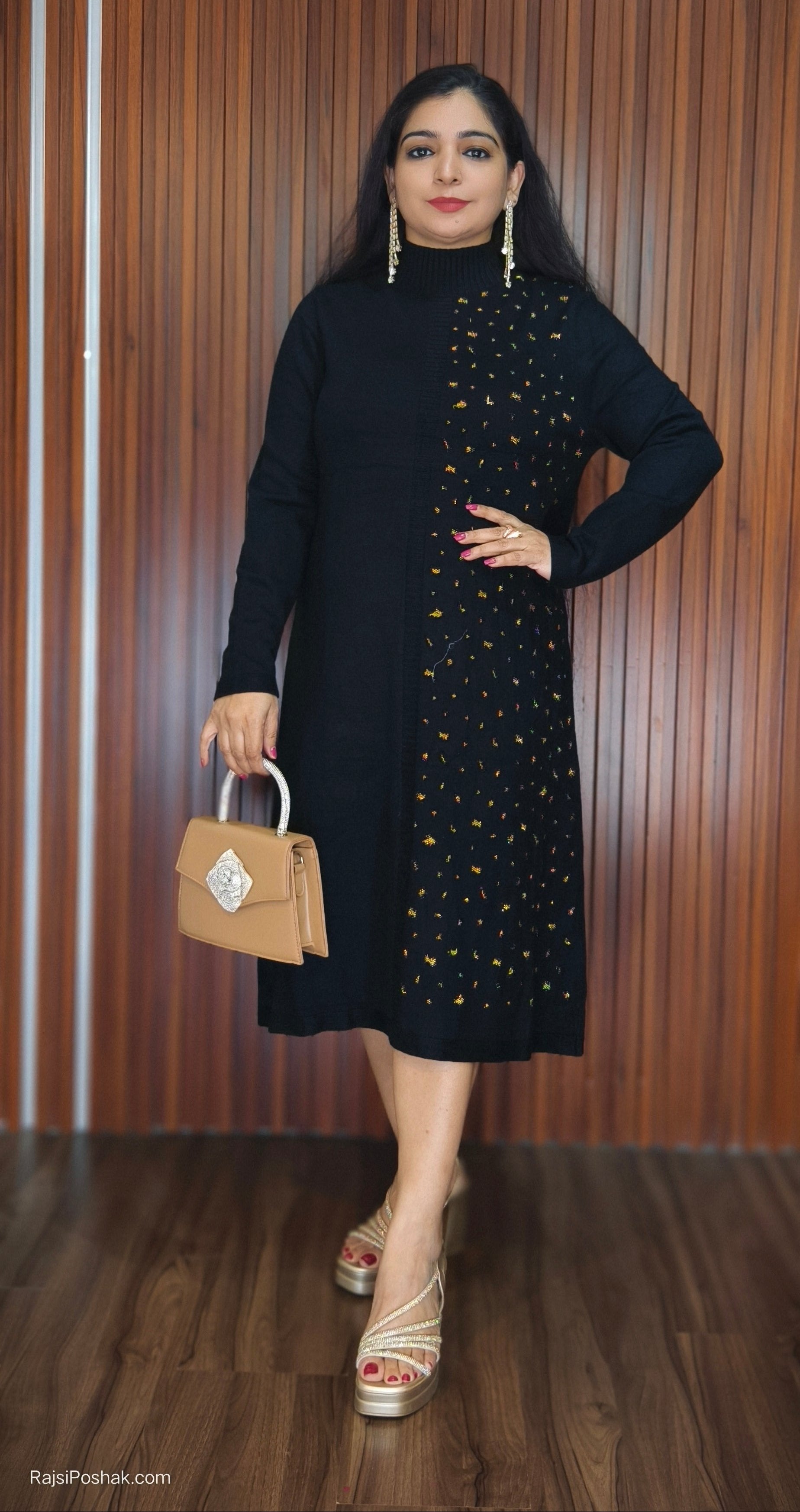 1 PCS  IMPORTED STRECHABLE DRESS