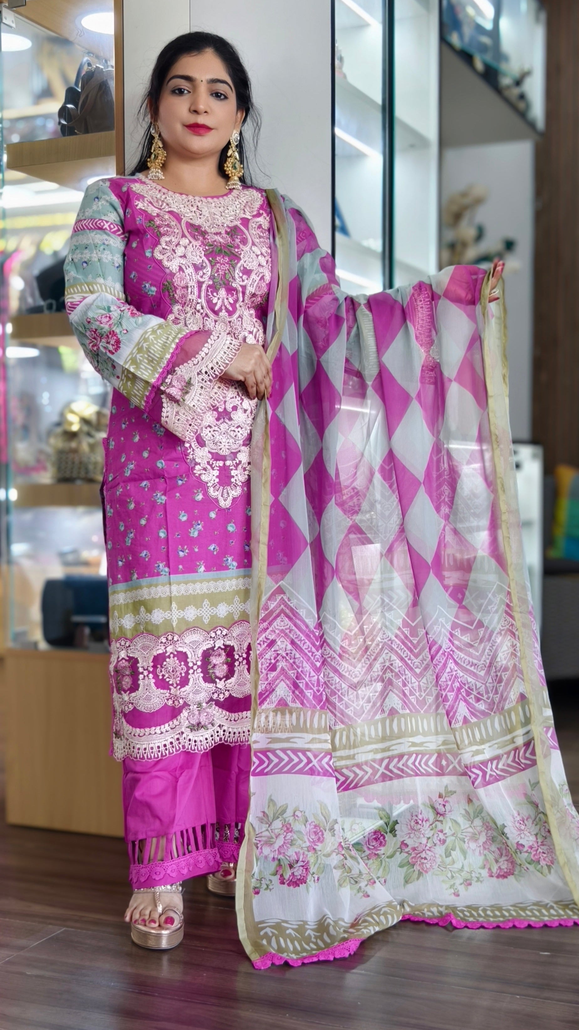 MULTICOLOUR  COTTON LINING WITH DIGITAL PRINT