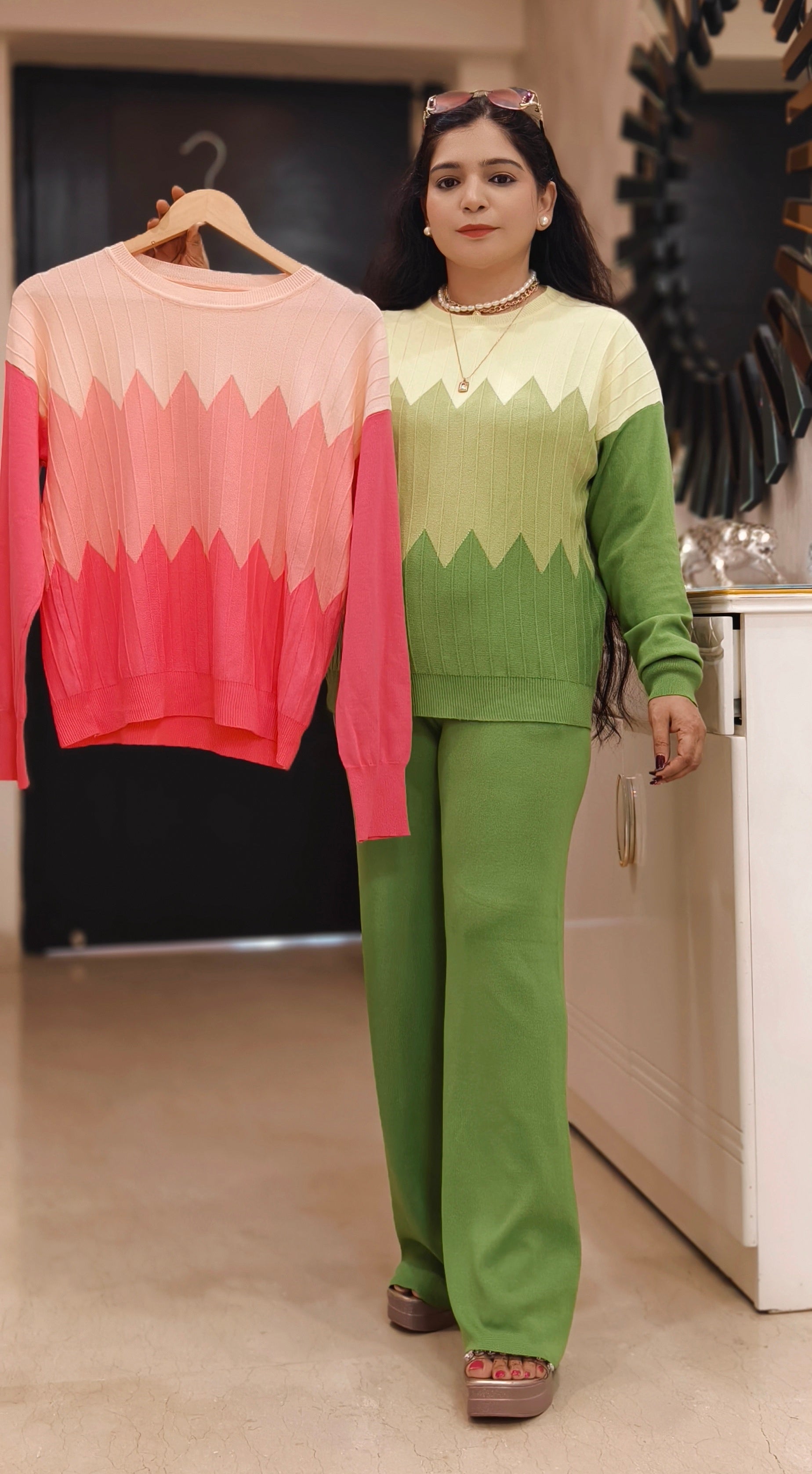 IMPORTED FABRIC 2-PIECE COORD SET