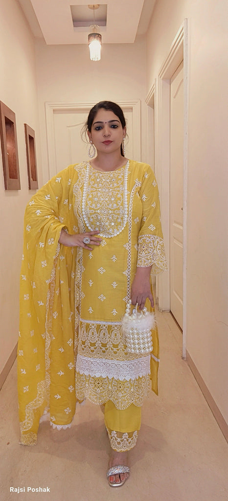 Pure Cotton Pakistani Suit - RajsiPoshak