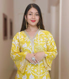 YELLOW 2 PC SUIT - RajsiPoshak