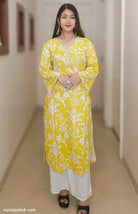YELLOW 2 PC SUIT - RajsiPoshak